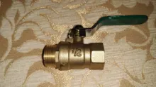 Brass-Ball-Valve Plumbing-Tap Lever-Handle Water-Gas-Oil Copper with Male-To-Female 1/2