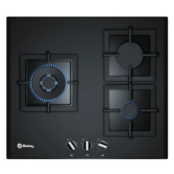 

Gas Hob Balay 3ETG663HB. 60 cm 60 cm Black Crystal (3 Stoves)