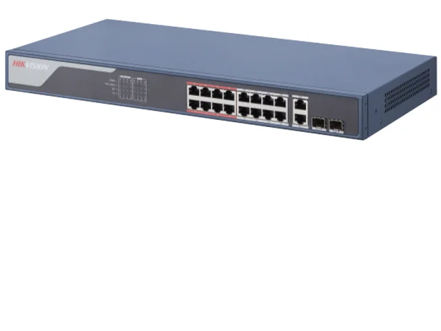 Intelligent controlled switch with 16*100 Mbps Poe-ports Hikvision ds-3e1318p-si | Компьютеры и офис