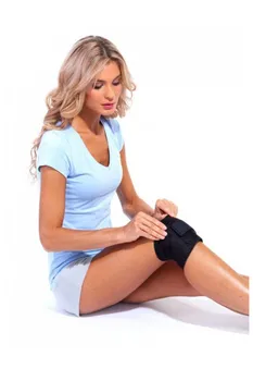 

Bandage under the knee with a magnet for relieving the voltage "bi ective" bradex