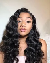 Melodie 28 30 32 pulgadas onda profunda mechones con cierre brasileño de la Virgen del pelo humano Frontal rizado mechones y 4X4 cierre