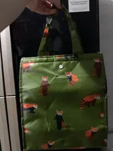 Enfriador de lona aislada almuerzo bolsa el almuerzo bolsa | Caja de térmicos Unisex almacenamiento de alimentos bolsas de almacenamiento portátil Floral de impresión de dibujos animados bolso Oxford