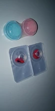 Lentes de contacto para Cosplay, lentillas de Color rojo y blanco para ojos de Halloween, 1 par