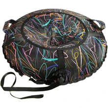 Санки надувные "Ватрушка Принт "Цветная абстракция" 80 см(КСНВ8018