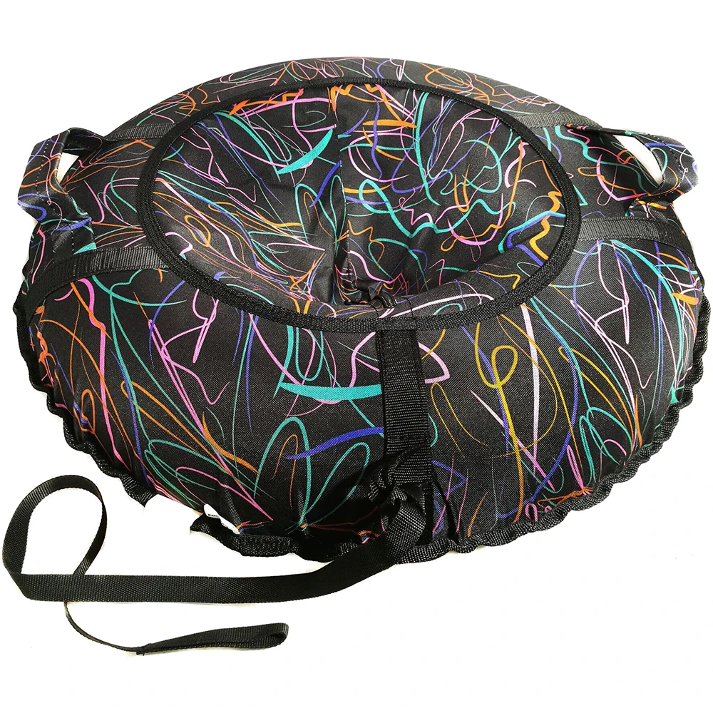 Санки надувные &quotВатрушка Принт &quotЦветная абстракция&quot 80 см (КСНВ8018)|Санки и