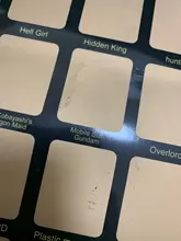 Decoración de la parte superior del hogar, póster de Anime rascador, lista de cubo de Anime, iconos artísticos prémium, gran regalo para los fanáticos del Anime, 100