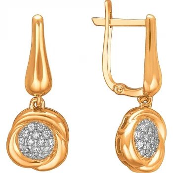 

Esthete earrings with 28 cubic zirconia