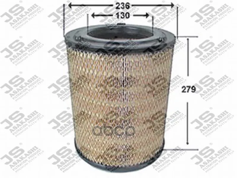 Фильтр Воздушный Nissan Js Asakashi A579j JS Asakashi арт. A579J
