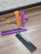 Perm-varillas de pelo para mujer, rizador de pelo largo y corto con ondas frías, 5 tamaños, 100 piezas