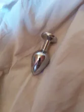 Juguetes sexuales con forma de minitapón Anal para mujer, consolador masculino con forma redonda de Metal, de acero inoxidable suave, cola pequeña, productos íntimos