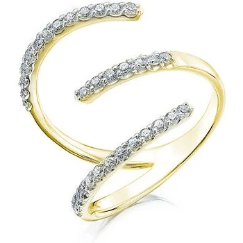 

Master brilliant ring with 33 diamonds in Yellow Gold