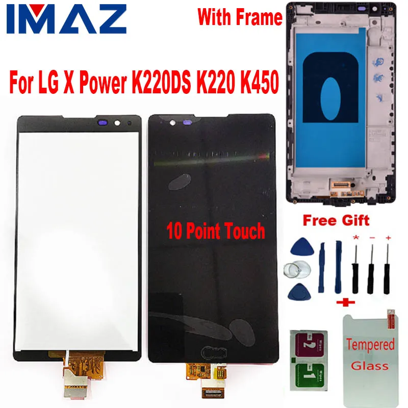 ЖК-дисплей IMAZ 5 3 дюйма для LG X Power K220DS K220 кодирующий преобразователь сенсорного