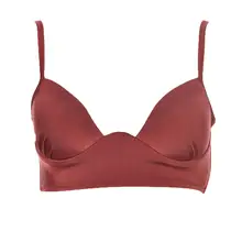 Топ бикини с треугольным вырезом Trendyol TBESS20BU0063