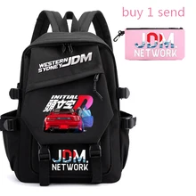 

2022 JDM Backpack Women's Backpack Satchel Student Casual Laptop Bag