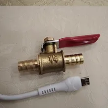 Valve-Pipe-Fittings Pneumatic-Connector-Controller Fuel-Line Hose Barb Water-Oil Shutoff