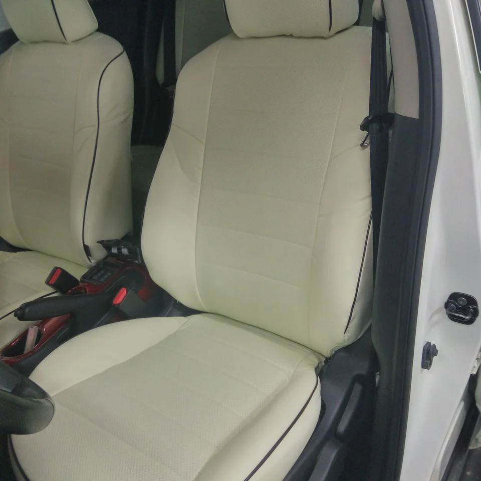 Для Nissan Juke с 2010г.(Ниссан Жук) модельные чехлы на сиденья из экокожи АВТОПИЛОТ экокожа