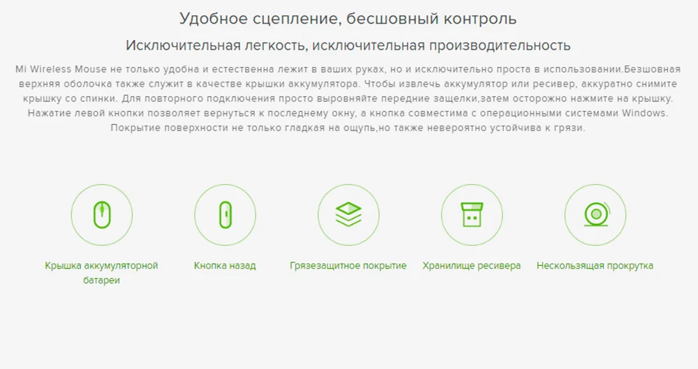 Беспроводная мышь Xiaomi Mi Wireless Mouse, для ПК, для ноутбука, гарантия РФ, быстрая