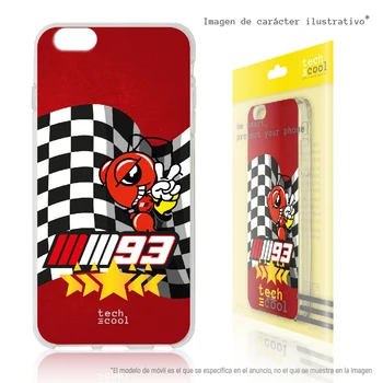 

FunnyTech®Silicone Case for Samsung Galaxy S10 Plus l marquez 93 Ant