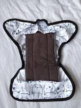 [Simfamily]-cubierta de pañal de tela ajustable lavable, doble fuelle, PUL, traje con pañal de bebé de 3 a 15kg, 1 ud.