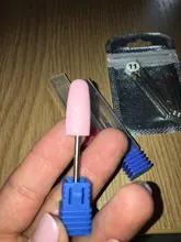 ASWEINA-pulidor de uñas Universal de carburo de silicona y Goma, cabezal grande, 7 colores, 3/32 , dispositivo eléctrico para manicura, accesorios para uñas