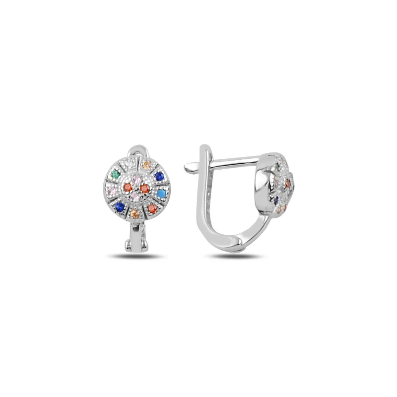 

Silver 925 Sterling Zircon Cubic Zirconia J Children 'S Tag