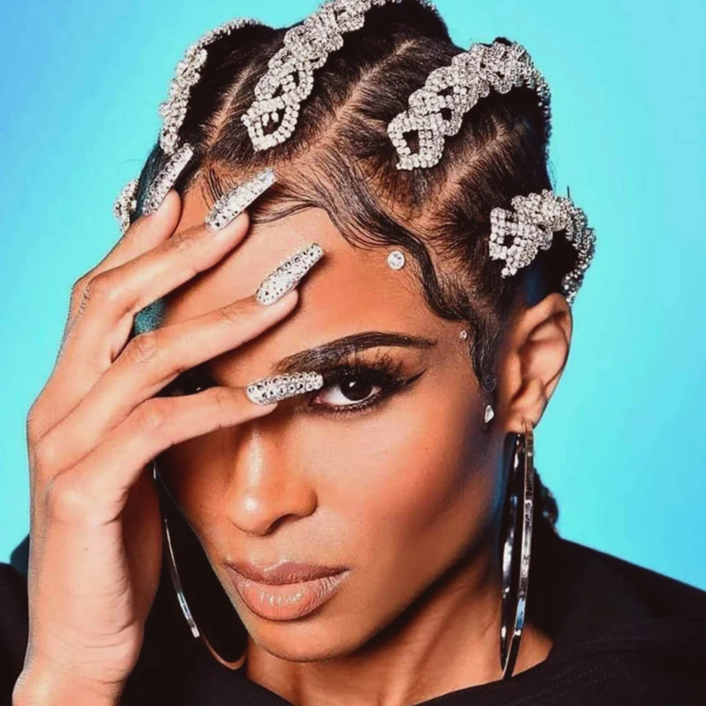 Fascia Capelli Con Strass - Pettine Cerchio Dorato Per Sposa, Feste E Serate Eleganti - Foto 7