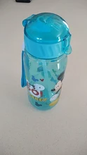 450ml de dibujos animados de Disney Mickey mouse, niños de plástico de taza paja los estudiantes agua potable chico botella a prueba de fugas nuevo