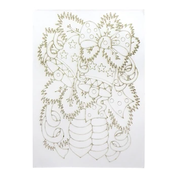 

П0000152т sand drawing set with stencil 'with the New Year' 21*30 cm