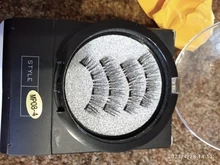 2 pares de 4 pestañas naturales magnéticas, pestaña reutilizable, pestañas postizas, rizador de pestañas quantum, fácil de llevar y transportar