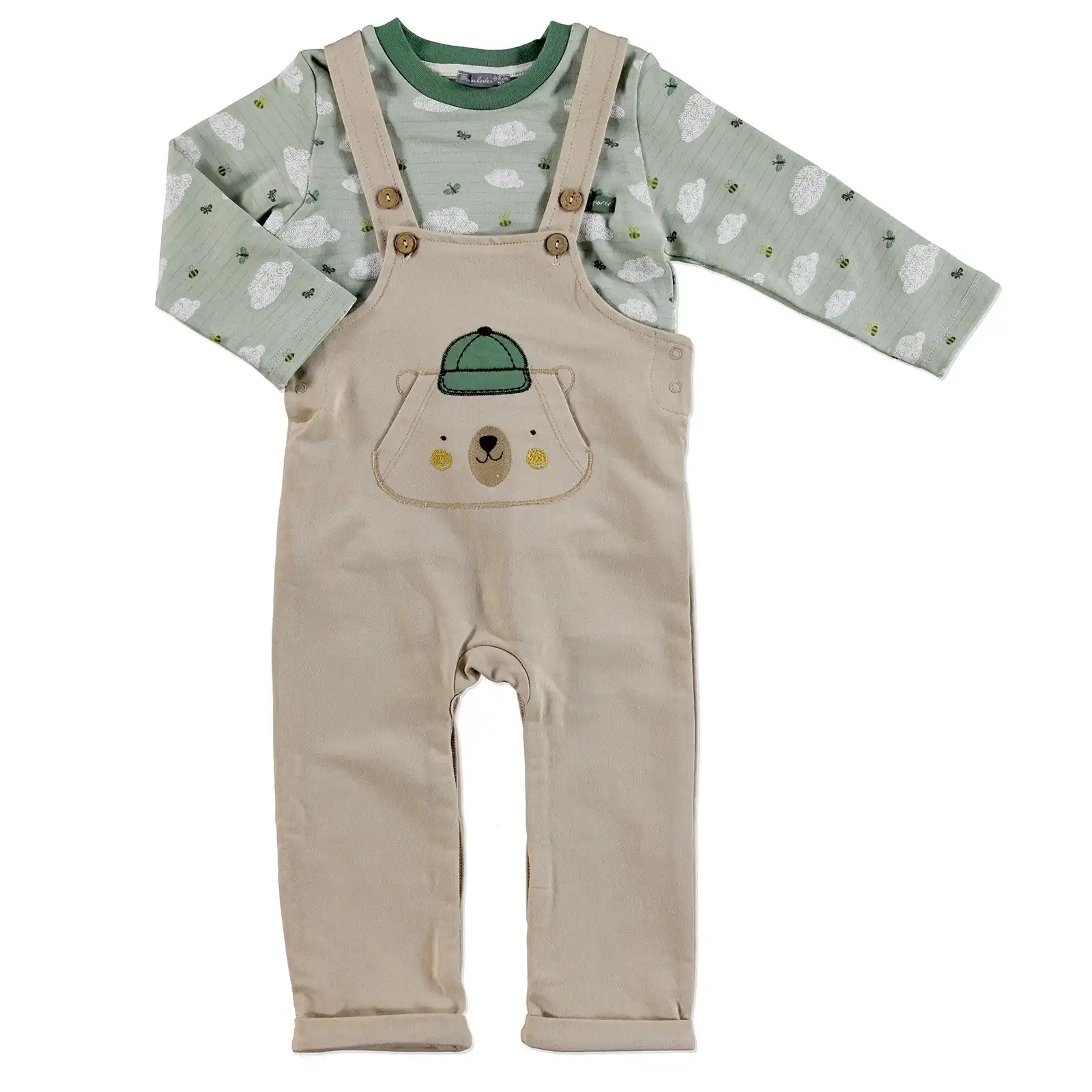 baby boy dungarees set