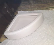 Cerámica comedero de reptiles agua plato de comida de alimentación tazón tortuga serpiente, lagarto cuenca