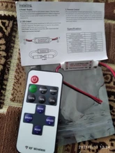 Led-Strip-Light Controler Wif Remote Mini 5050 Key IR DC 12V for 3528 RGB Led Rgb DC12V