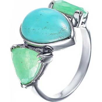 

Jay VI ring with amazonites and adventurers of silver