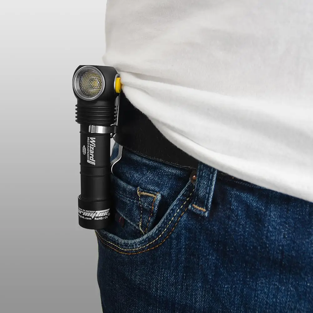 Налобный фонарь Armytek Wizard Pro v3 XHP50 Магнитный USB Перезаряжаемый Фонарь 18650 литий-ионный аккумулятор в комплекте