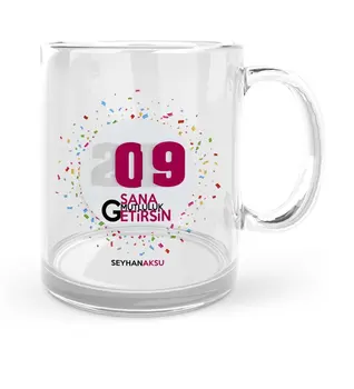 

Personalized 2019 I Bring Happiness Glass Mug Cup