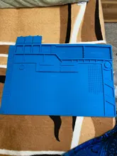 Almohadilla de reparación aislante resistente al calor, estación de soldadura de silicona, almohadilla de trabajo, plataforma de escritorio para Estación de soldadura BGA