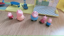 Figuras de acción de Peppa pig, George, familia de conejillos de indias, papá, mamá, Anime Original, juguetes para niños, regalo de Navidad