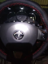 DIY PU Leather Auto Car Steering Wheel Cover Hand Sewing Hand-stitched With Thread Needle