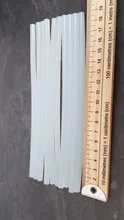 Finder-10 unids/lote barritas de pegamento de fusión caliente, 7mm/ 11mm, diámetro de 190/ 300mm de longitud para pistola de pegamento eléctrico, herramientas de reparación de álbumes artesanales