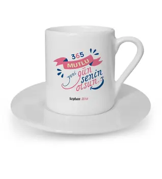 

Personalized 365 Happy New Day Turkish coffee Cup-2