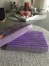 Mini bloques de doble cara para limas de uñas, esponja colorida, tira de tope de lijado, herramientas de manicura de pulido, 10/25/50 Uds. Por lote