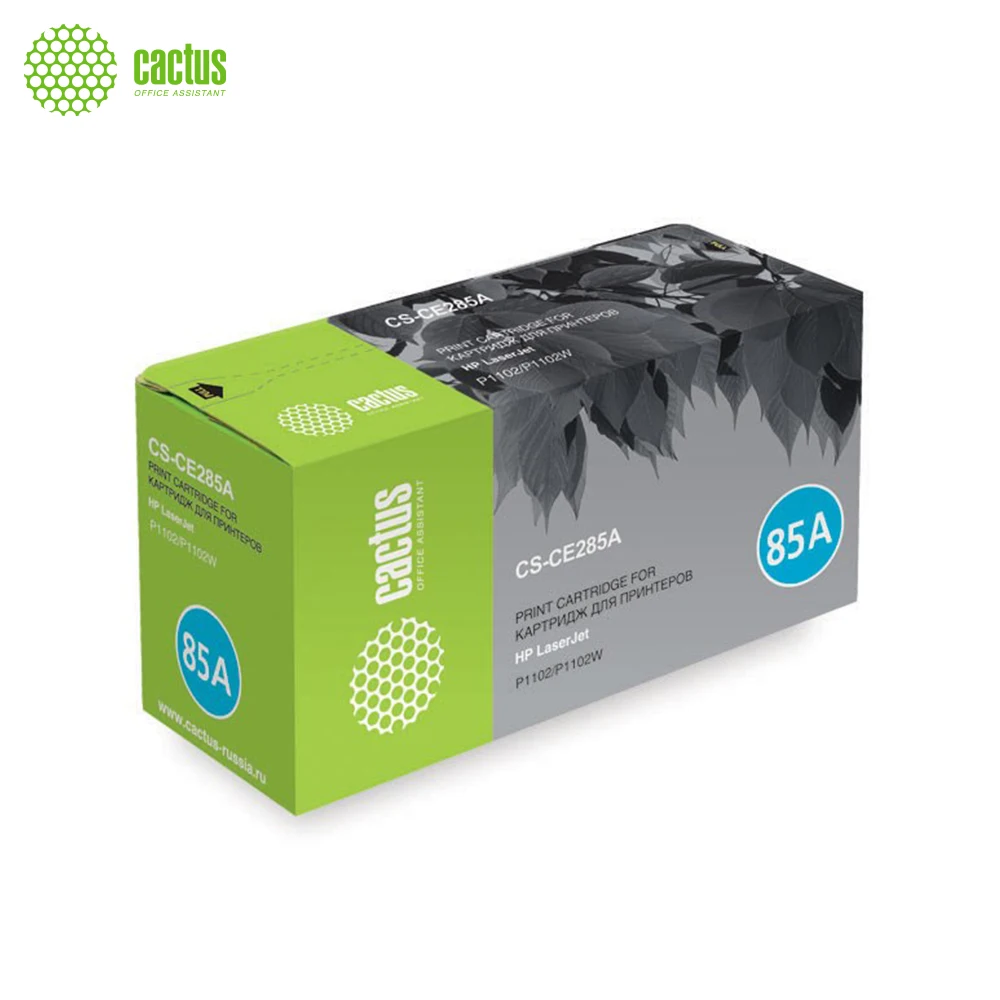 BK Картридж лазерный Cactus CS-CE285AS черный(1600стр.) для HP LJ P1102/P1102W/M1130/M1132 - Color: BK