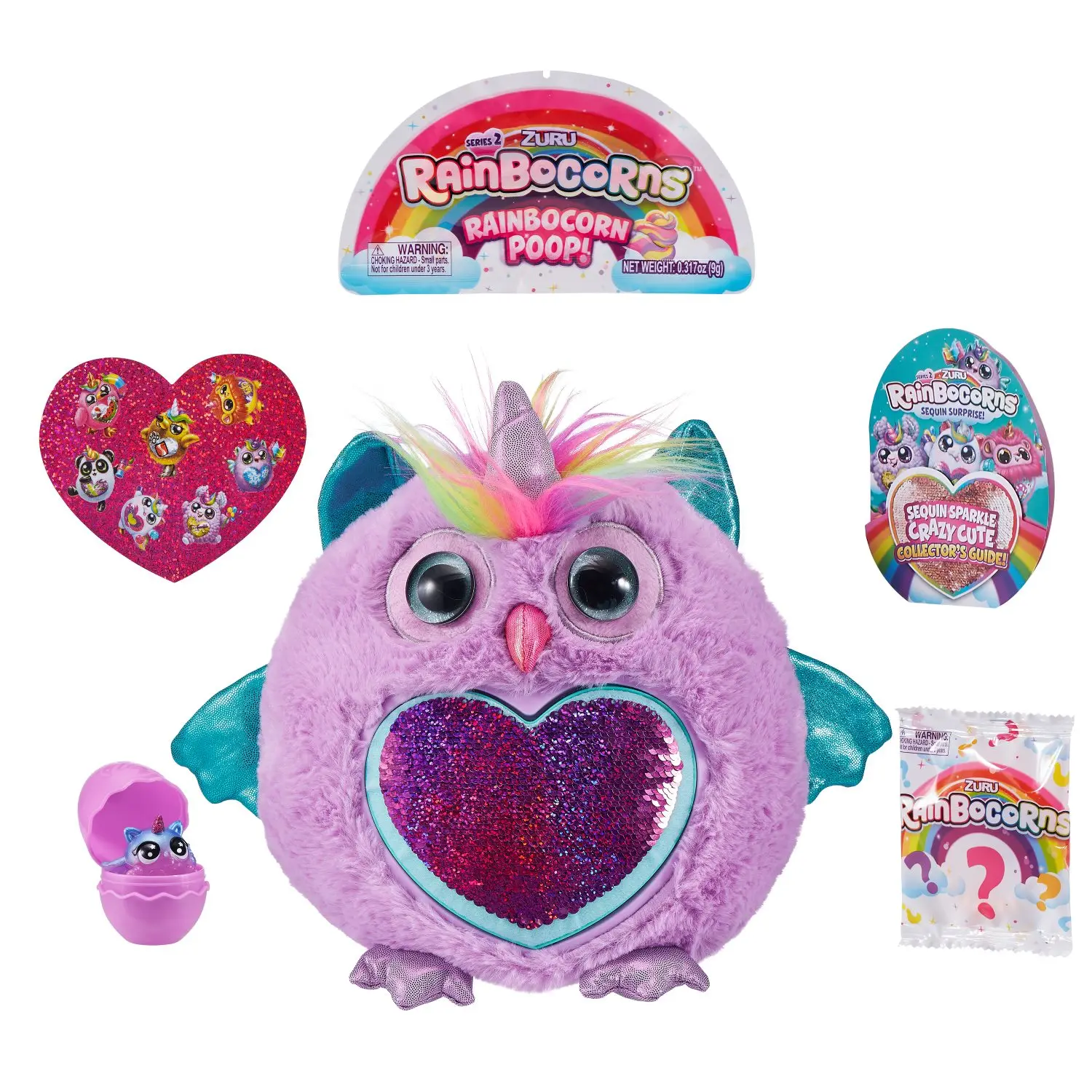 rainbocorns sequin surprise asda