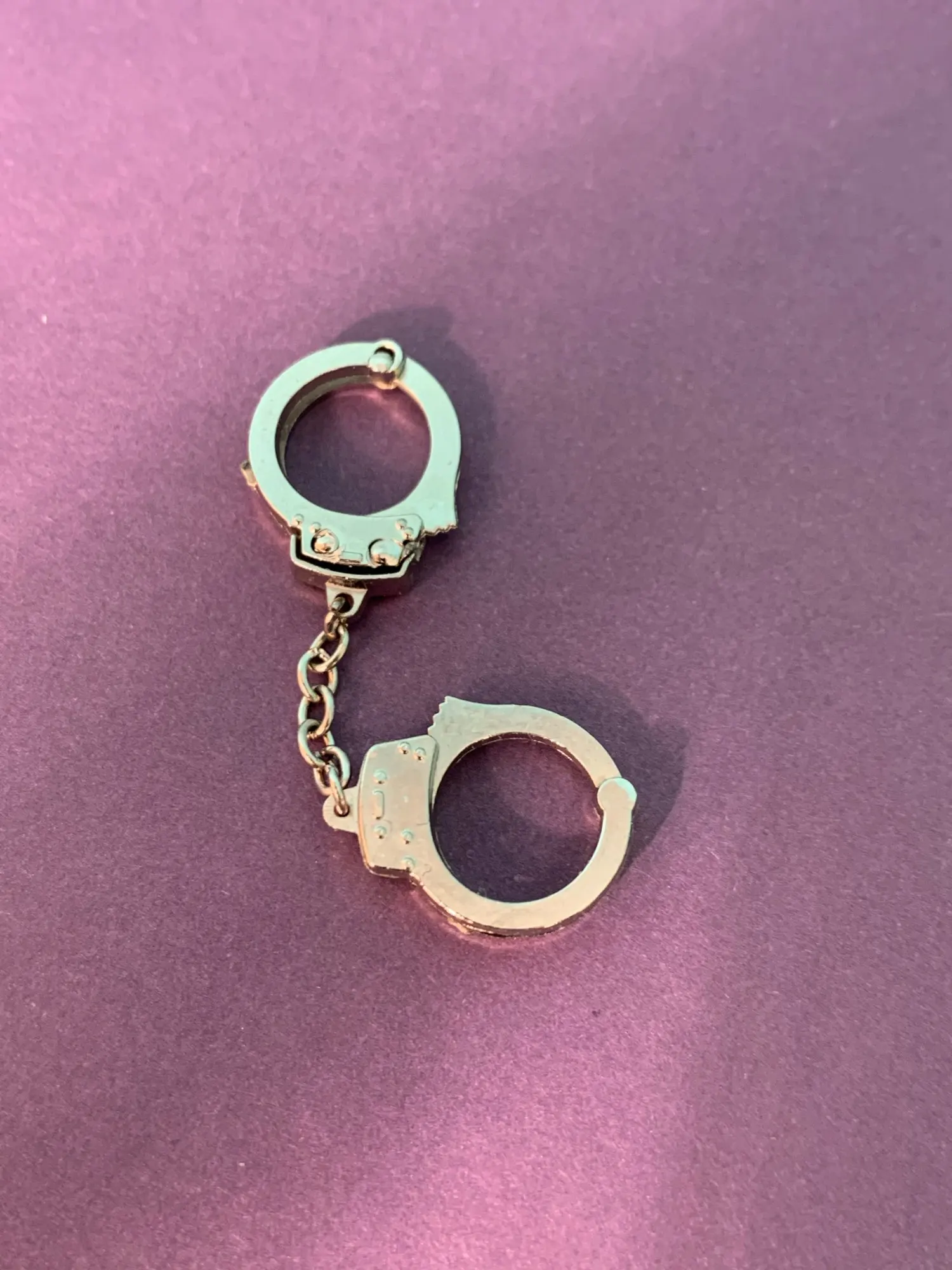 1:6th 3cm Handcuffs Metal Mini Model Toy For 12" Action Figure prisoner prison 