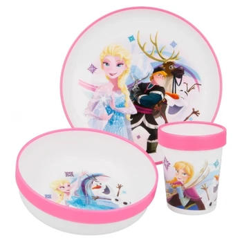 

SET PREMIUM BICOLOR 3 PCS (DISH, BOWL and CUP 260 ML) FROZEN IRISDISCENT AQUA