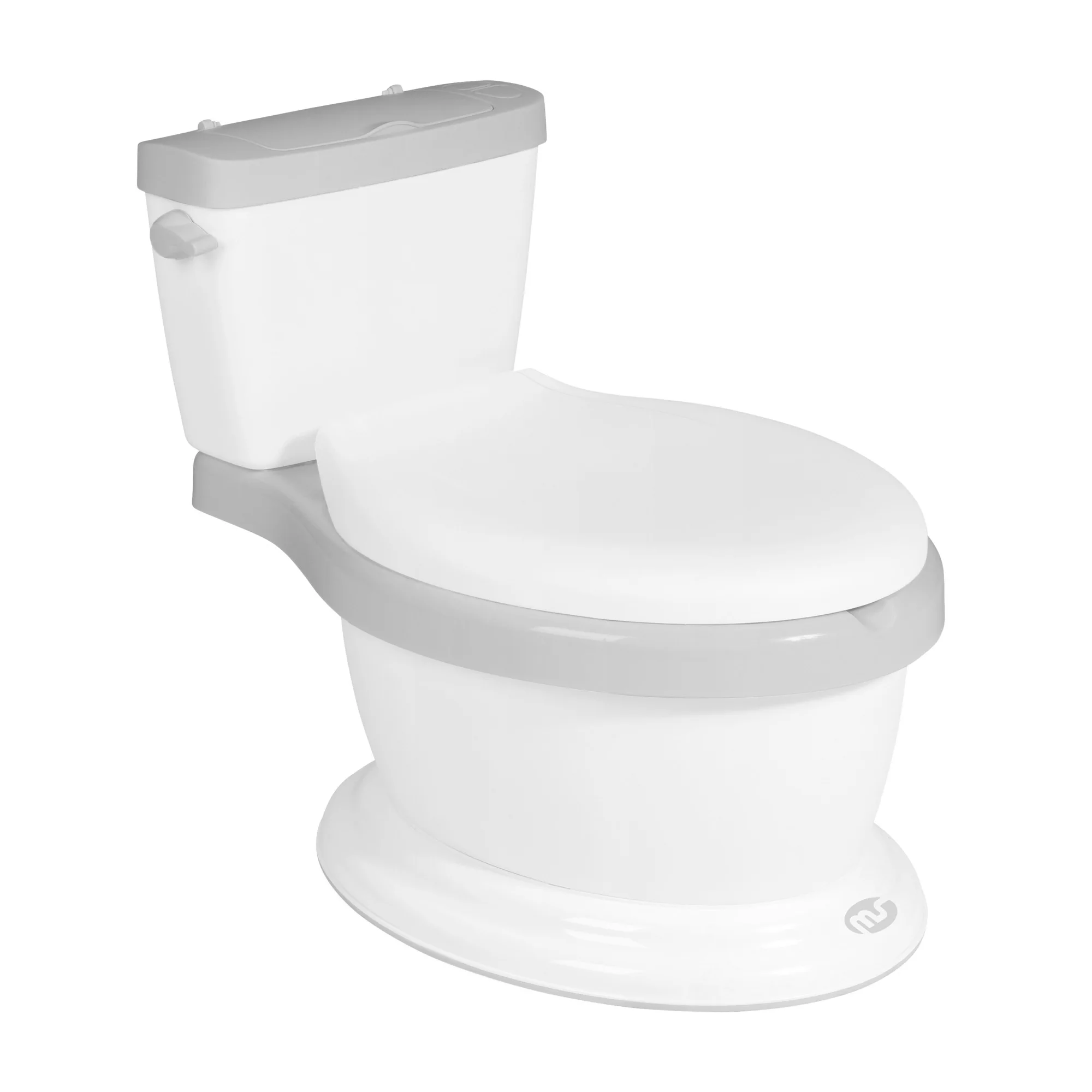 MS Teach - Orinal Infantil, Retrete Infantil para aprendizaje en el baño, Asiento Acolchado, 18-36 meses con Base Antideslizante