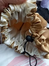 Reversible Satin Hat Bonnet Hair-Caps Head-Cover Hair-Styling-Accessories Curly Adjust