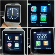 Smartwatch DZ09 Sim-Card Android-Phones Q18 Bluetooth Digital Bracelet Camera Touch-Screen
