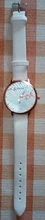 Reloj con diseño de esfera de mariposa para mujer, elegante, sencillo, de lujo, a la moda, informal, de cuero y cuarzo