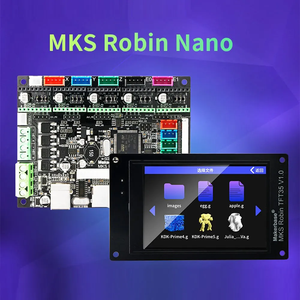 Makerbase MKS Robin Nano V1.2 32 битная плата управления Запчасти для 3D принтера поддержка